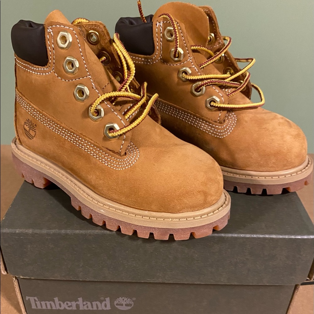 Toddler Timberland Size 7 6 inch Premium Wheat